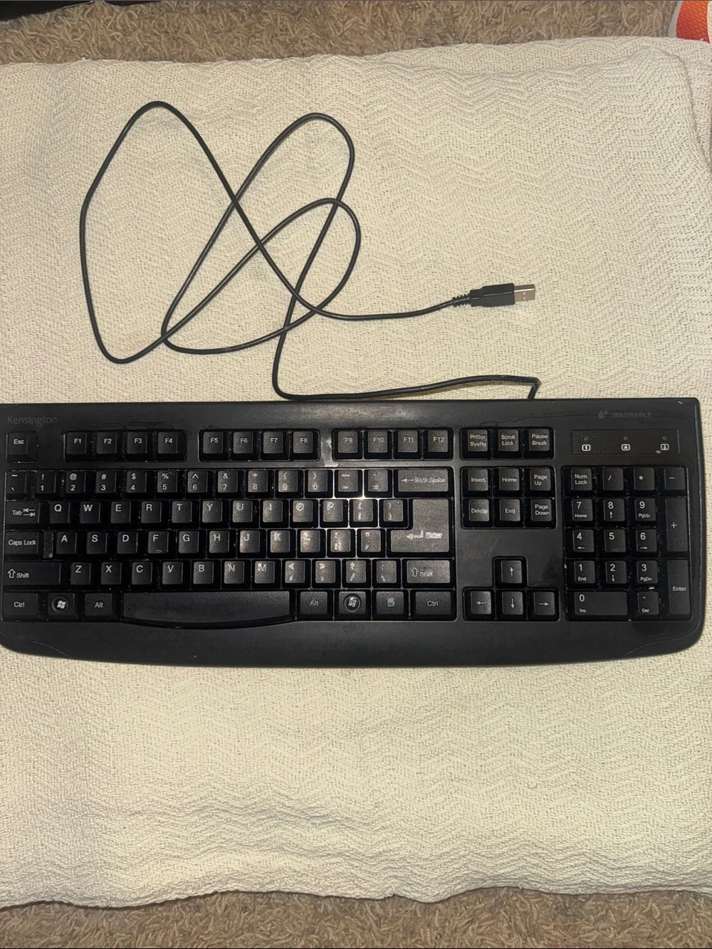 Kensington Black USB Wired Keyboard